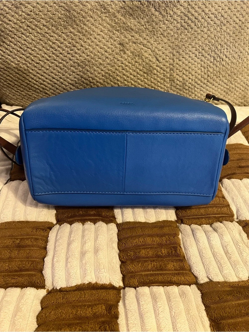 Fossil Fiona Satchel in Malibu Blue NWTS!